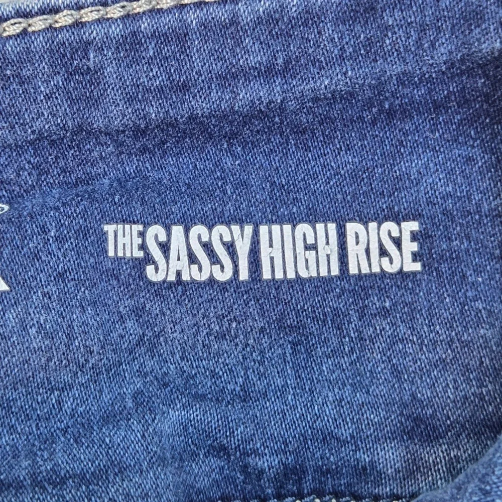 WallFlower Skinny Jeans Girls‎ 3 REG Sassy High Rise Distressed Blue Denim